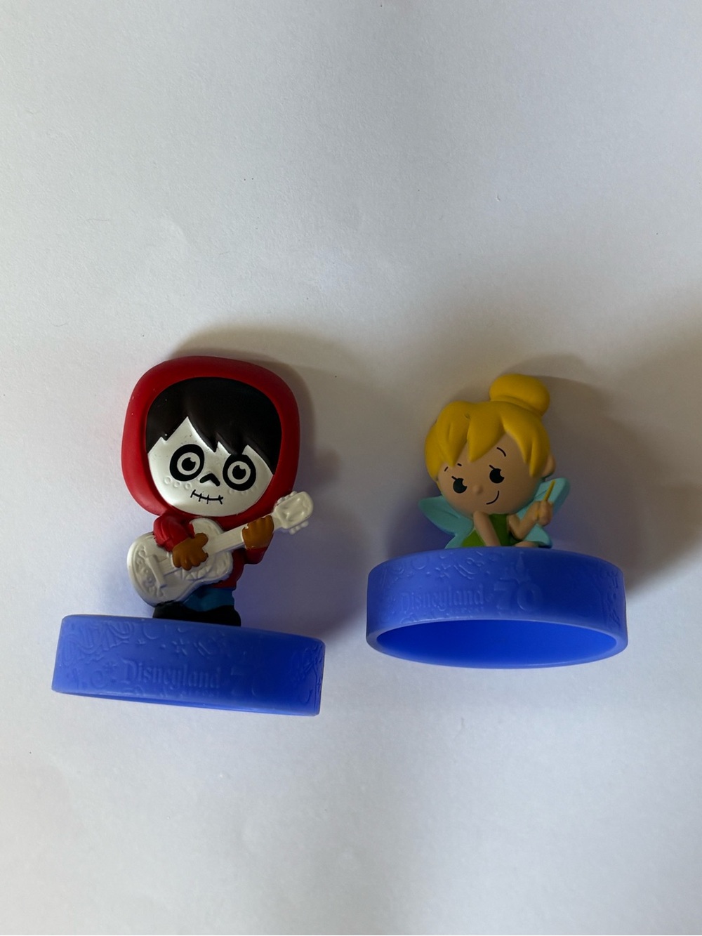 Disneyland 70th Anniversary Tinker Bell & Miguel Mini Collectible Figures